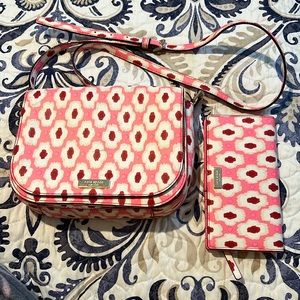 Kate spade saddle bag with matching wallet